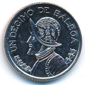Panama, 1/10 balboa, 2017–2019