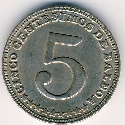 Panama, 5 centesimos, 1961