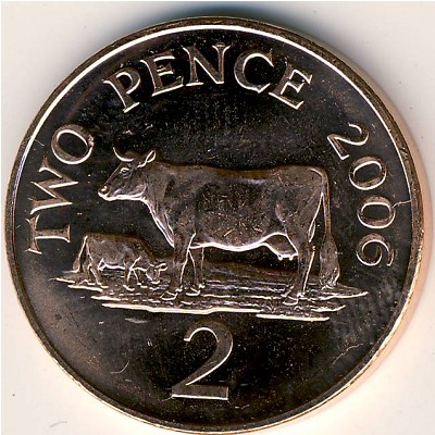 Guernsey, 2 pence, 1999–2012