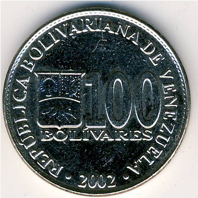 Venezuela, 100 bolivares, 2001–2004