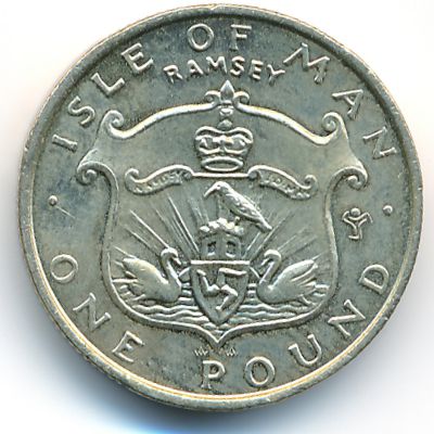 Остров Мэн, 1 фунт (1985 г.)