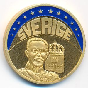 Sweden., 1 ecu, 1997
