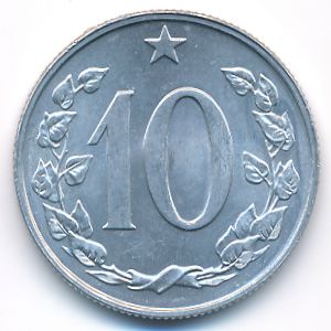 Чехословакия, 10 гелеров (1961–1971 г.)