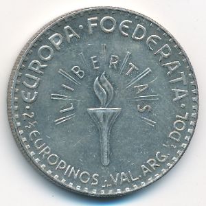 Европа., 2 1/2 европинос (1952–1959 г.)