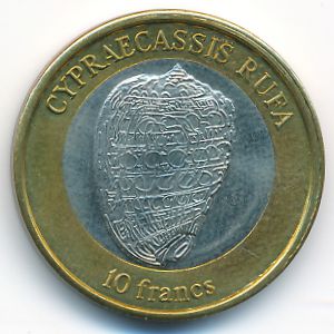 Wallis and Futuna., 10 francs, 2011