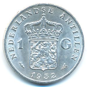 Antilles, 1 gulden, 1952–1970