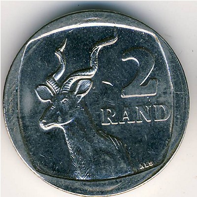 South Africa, 2 rand, 2007