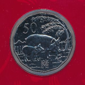 Австралия, 50 центов (2019 г.)