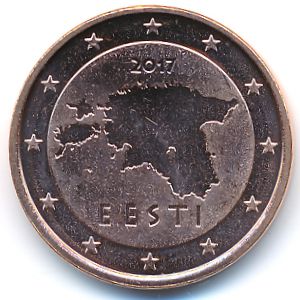 Estonia, 5 euro cent, 2011–2018