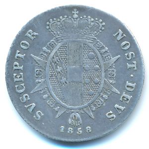 Toscana, 1 paolo, 1842–1858