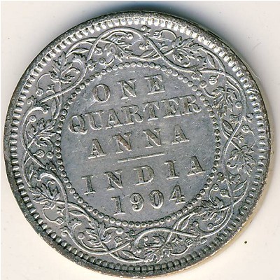 British West Indies, 1/4 anna, 1903–1905