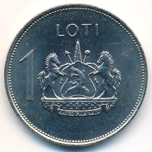 Lesotho, 1 loti, 1979–1989