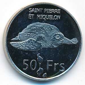 Сен-Пьер и Микелон., 50 франков (2013 г.)