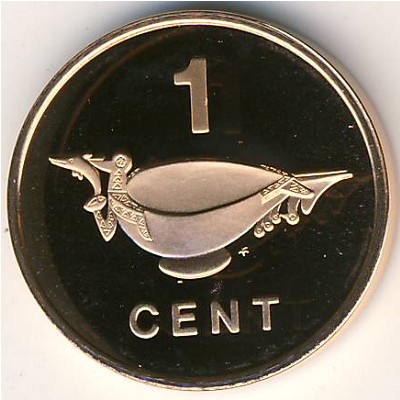 Solomon Islands, 1 cent, 1977–1983