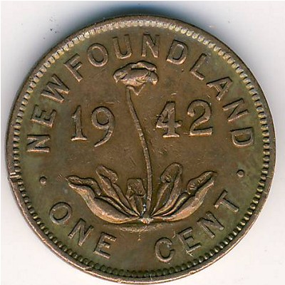 Newfoundland, 1 cent, 1938–1947
