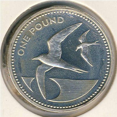 Saint Helena Island and Ascension, 1 pound, 1984