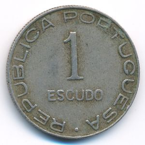 Sao Tome and Principe, 1 escudo, 1939