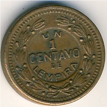 Honduras, 1 centavo, 1935–1949