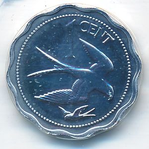 Belize, 1 cent, 1982–1983