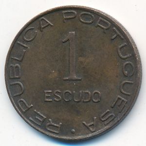 Mozambique, 1 escudo, 1945