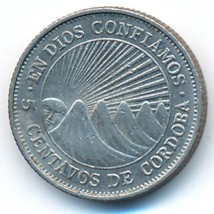 Никарагуа, 5 сентаво (1972 г.)