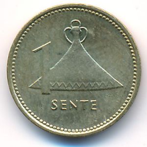 Lesotho, 1 sente, 1992