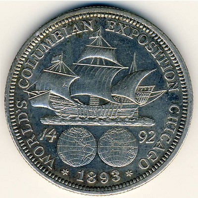 USA, 1/2 dollar, 1892–1893