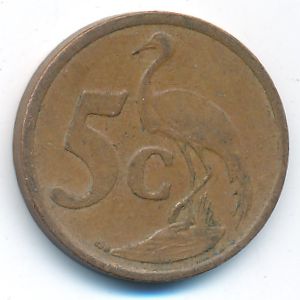 ЮАР, 5 центов (2000–2001 г.)