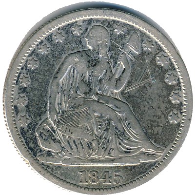 USA, 1/2 dollar, 1839–1853