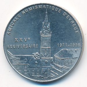 France., 3 euro, 1996