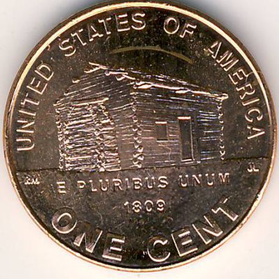 USA, 1 cent, 2009