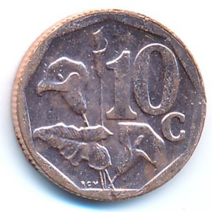 South Africa, 10 cents, 2012