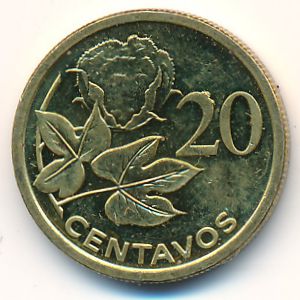 Mozambique, 20 centavos, 2006