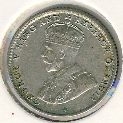 Straits Settlements, 5 cents, 1918–1920