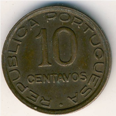 Mozambique, 10 centavos, 1936