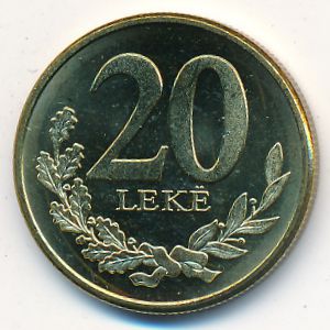 Албания, 20 лек (2012–2016 г.)