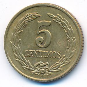 Paraguay, 5 centimos, 1944–1947