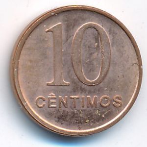 Angola, 10 centimos, 1999