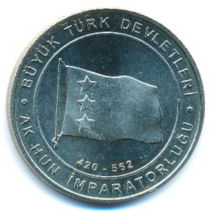 Turkey, 1 kurus, 2015