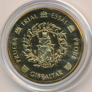 Gibraltar., 50 euro cent, 2003