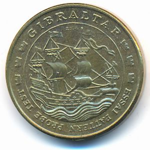 Гибралтар., 50 евроцентов (2004 г.)