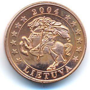 Lithuania., 2 евроцента, 