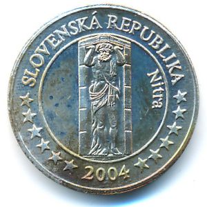 Словакия., 5 евроцентов (2004 г.)