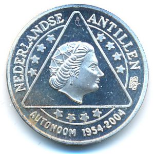 Антильские острова., 5 евроцентов (2004 г.)