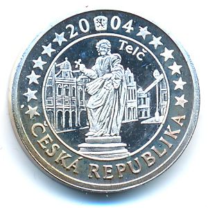 Чехия., 2 евроцента (2004 г.)