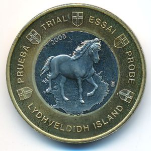 Iceland., 1 euro, 2005