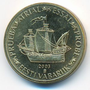 Эстония., 10 евроцентов (2003 г.)