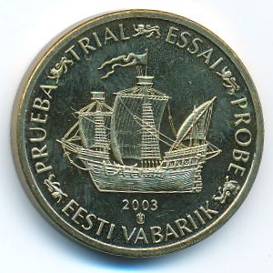 Эстония., 20 евроцентов (2003 г.)