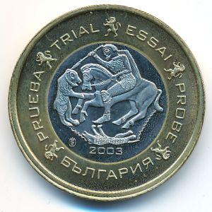 Bulgaria., 1 euro, 2003