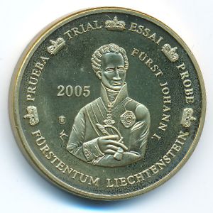Лихтенштейн., 20 евроцентов (2005 г.)